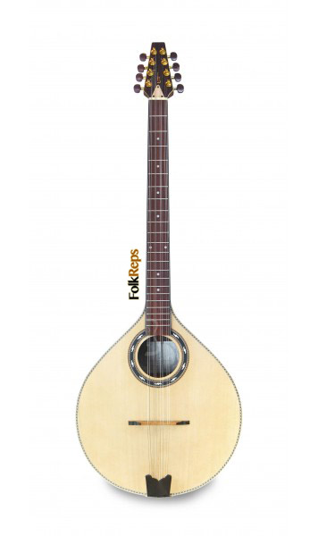 built in pick-up Sunburst Irish Bouzouki with EQ made by Hora solid wood 