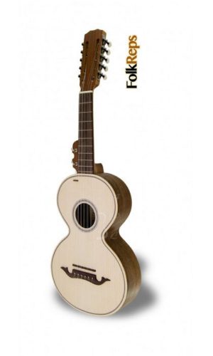 Portuguese Beiroa Guitar, Harp guitar, Parlor Size - mod. VTR BEI - Beiroa