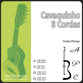 Strings set for Cavaquinho 8 Strings