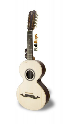 Portuguese Beiroa Guitar, Harp guitar, Parlor Size – mod. VTR AC BEI - Beiroa | 100% Solid Wood!