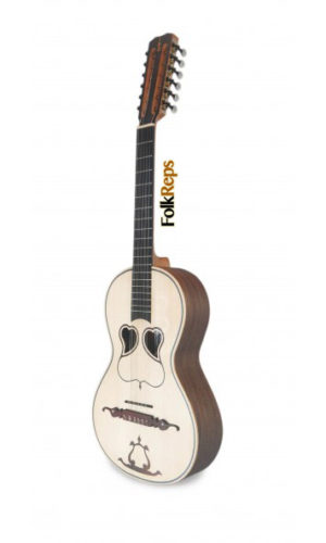 2 Hearts Viola Da Terra from São Miguel Island - Azores mod. VTR SMI