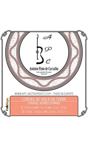 Strings Set for Viola da Terra São Miguel Island – Azores