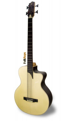 Bass Guitar mod. BG Luthier MX CW | Cutaway | Lateral Mouth | Case Included! | 100% Solid Wood