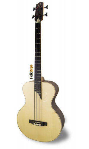 Bass Guitar mod. BG Luthier MX | Lateral Mouth | Case Included! | 100% Solid Wood