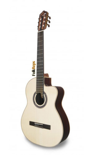 Classical Guitar mod. Luthier CW | Case Included! | 100% Solid Wood