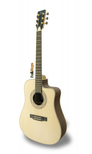 Western Guitar mod. WG Luthier CW | 100% Solid Wood | Case Included!