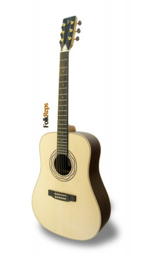 Western Guitar mod. WG Luthier | 100% Solid Wood | Case Included!